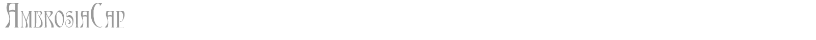 Ambrosia font preview